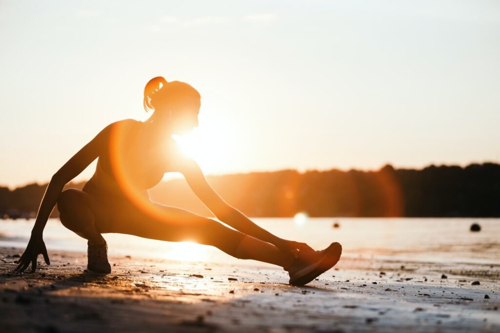 Morning workout in nature!