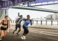 Runners training in New York