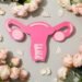 Women's health and women's healthcare concept with uterus
