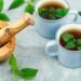 Healing nettle tea, alternative remedy